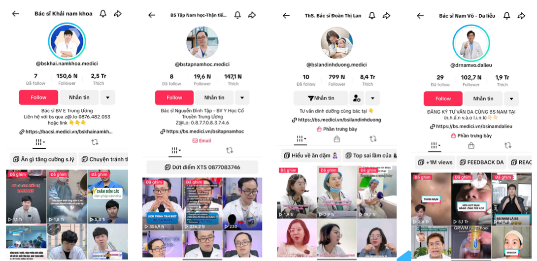 Dự án Kênh Bác Sĩ TikTok Medici